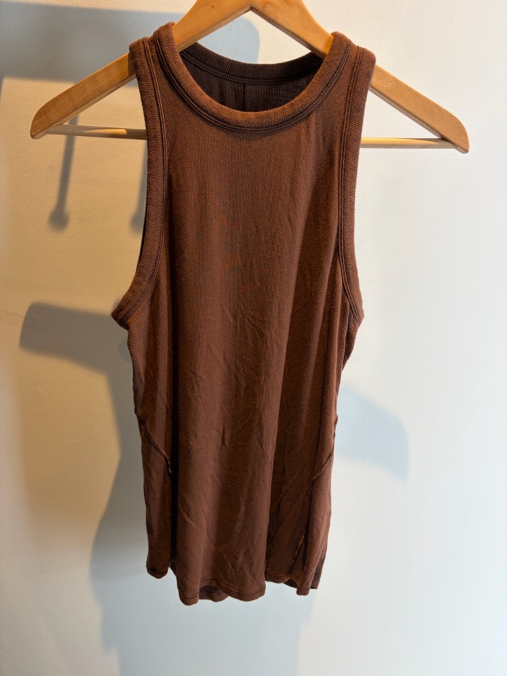 Lululemon Women’s Sleeveless Ribbed Tank Top - Brown